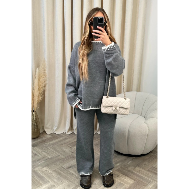 Sage™ - Ensemble Lounge Tricoté Doux en Deux Pièces
