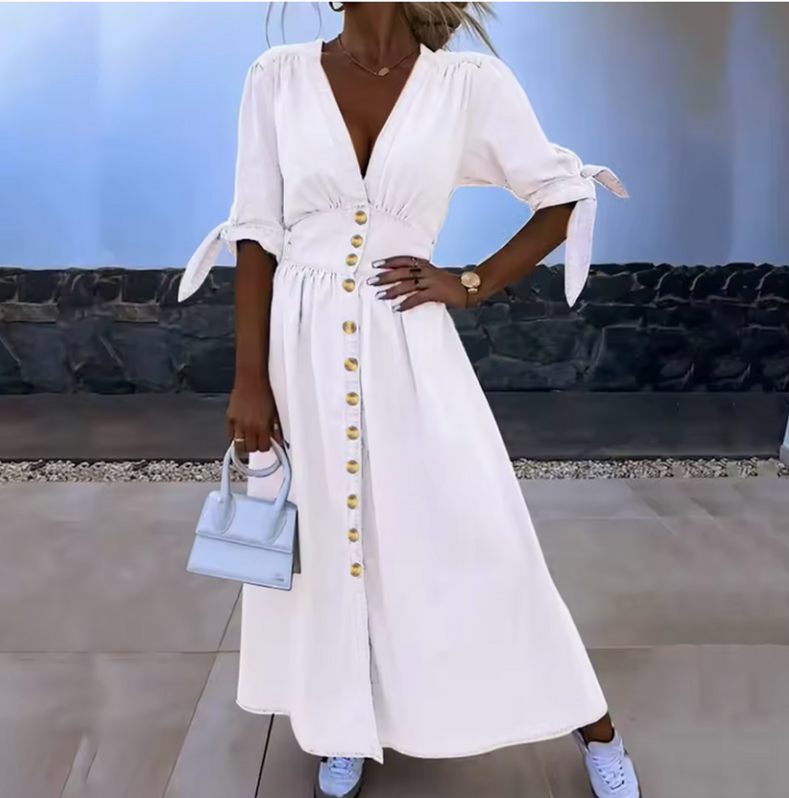 Aria | Robe en Denim Éclatante